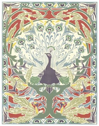Peacock Art Nouveau