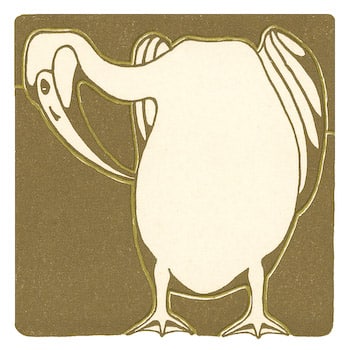 Art Nouveau Pelican Trivet Kit