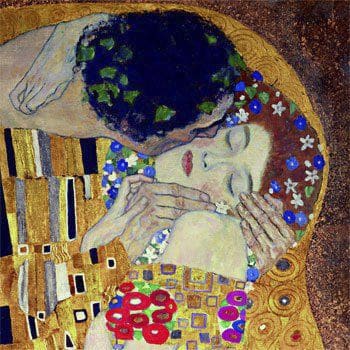 The Kiss by Klimt Kit (with silk threads)