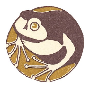 Frog Bird Fish Coaster Kit Set of Four