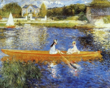 The Skiff by Renoir