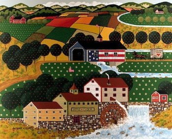 Mill in a Country Town by Kleem, Anthony