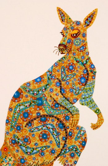 Colorful Roo by Close, Tina