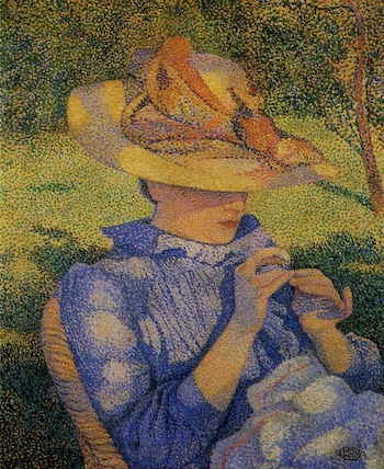 The Seamstress by van Rysselberghe