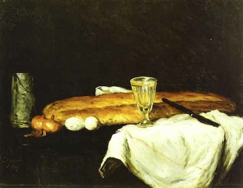 Bread Still Life by Cezanne