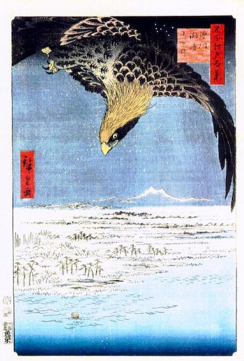 Eagle by Hiroshige