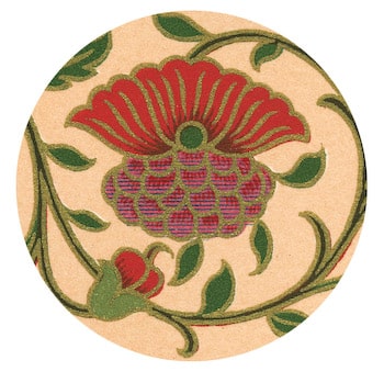 Flowers from India Coaster Set II