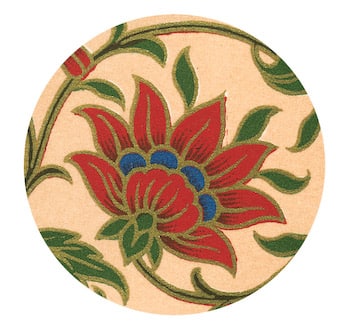 Flowers from India Coaster Set