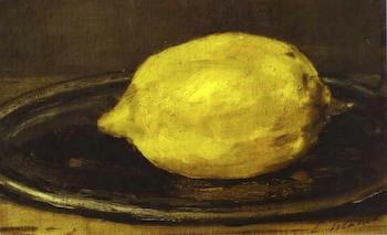 Lemon Study by Manet