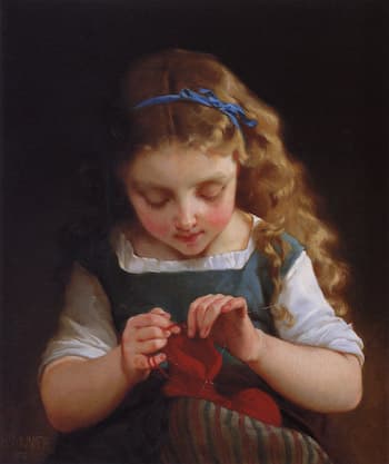 A Careful Stitch by Emile Munier