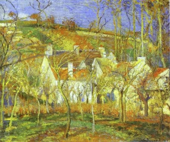 Red Roofs by Pissarro