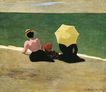 On the Beach by Valloton