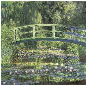 Water Lilies and Japanese Bridge by Monet