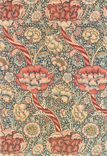 Floral Ribbons Rug by William Morris