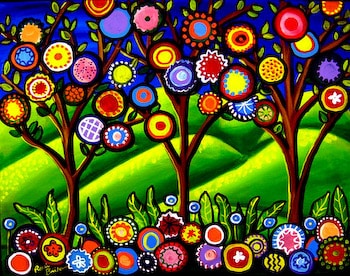 Many Flowered Tree Kit by Britenbucher, Renie