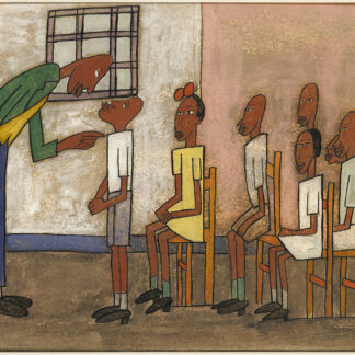 The Teacher Needlepoint Canvas by William Johnson