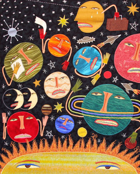 Feeling Sorry For Pluto by Chris Roberts-Antieau Needlepoint