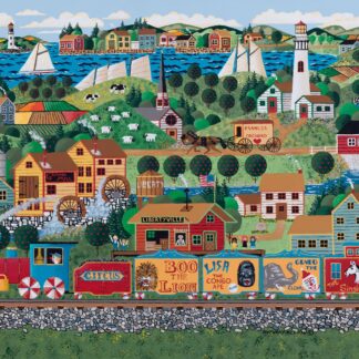 Circus Train by Kleem Needlepoint