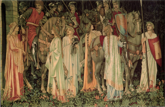 Quest for the Holy Grail Tapestries by William Morris