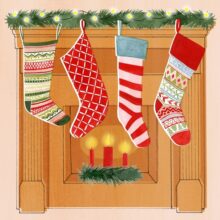 Christmas Stockings by Grace Popp