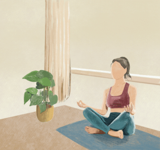 Yoga Needlepoint Kit
