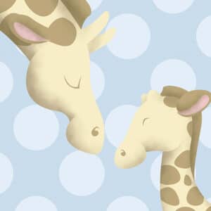 Mother & Baby Giraffe Needlepoint Kit