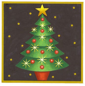 Christmas Tree Needlepoint Kit