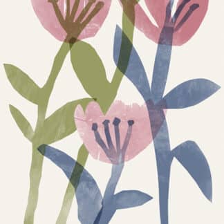 Funky Floral Needlepoint Kit for Beginners by Chloe Watts