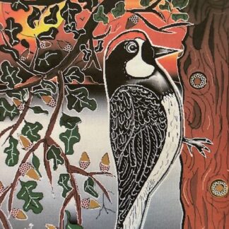 Acorn Woodpecker Needlepoint Canvas by Paul Hait