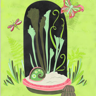Cabinet of Curiosities I Needlepoint Canvas by Very Sarie
