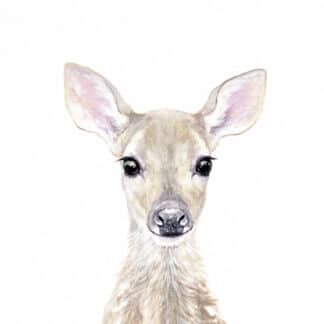 Deer Baby Needlepoint Canvas by Janie Howe