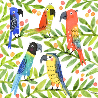 Audubond Friends Needlepoint Canvas by Terry Runyan