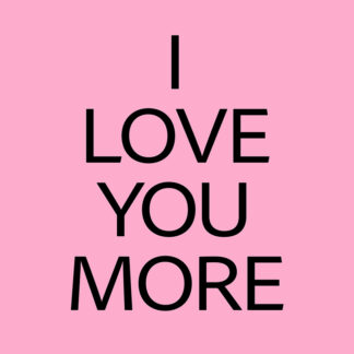 I Love You More Needlepoint Kit