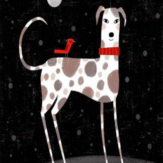 Polka Dot Pup Needlepoint Kit by Terry Runyan