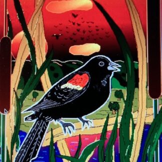 Redwing Needlepoint Canvas by Paul Hait
