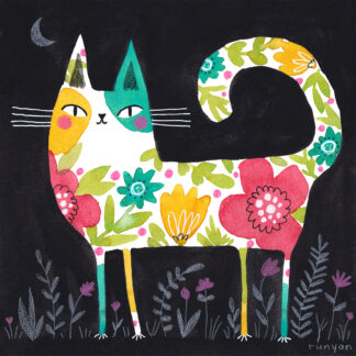 Spring Coat Needlepoint Canvas by Terry Runyan
