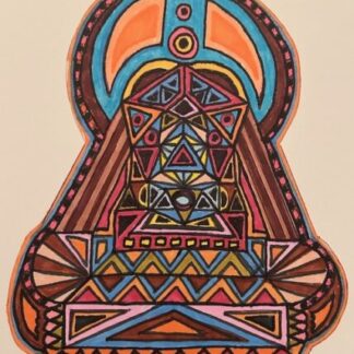 Temple Needlepoint Canvas by Paul Hait