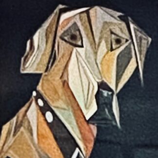 King Labrador Retriever Needlepoint Canvas by Paul Hait
