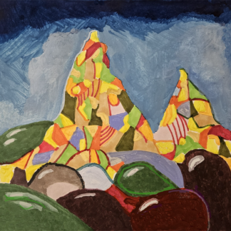 My Own Candy Mountain Needlepoint Canvas by Joel Schechter