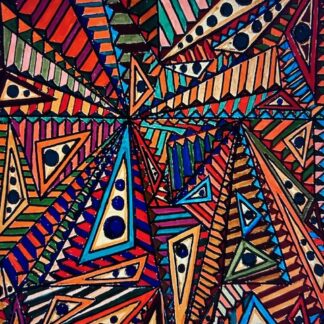 Colors of Taos II Needlepoint Canvas by Paul Hait