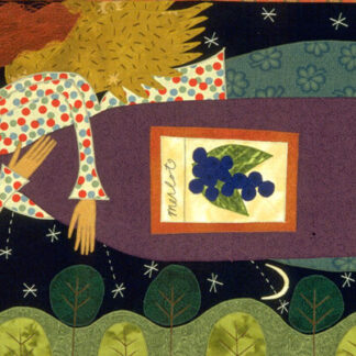 Angel With Wine Needlepoint Kit by Chris Roberts-Antieau