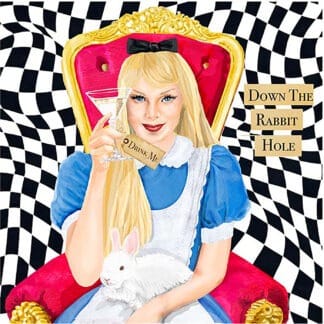 Alice In Wonderland Down The Rabbit Hole Needlepoint Canvas by Two Can Art