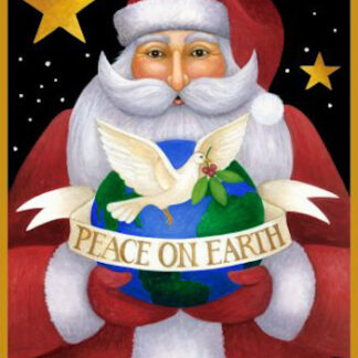 Santa Wishing Peace On Earth Needlepoint Kit