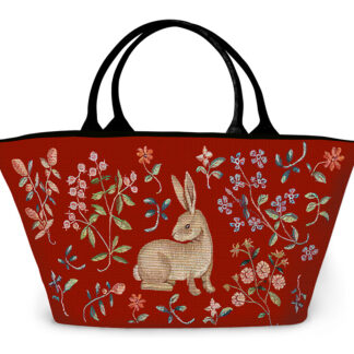 Medieval Rabbit Flared Tote Needlepoint Kit