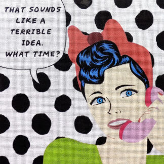 Terrible Idea Needlepoint Kit
