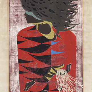 The Red Coat Needlepoint Canvas by Tadashi Nakayama