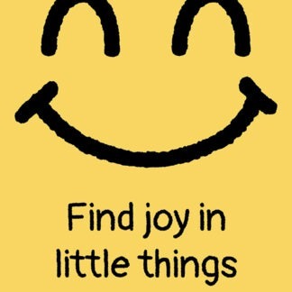 Find Joy in Little Things Needlepoint Kit for the Beginner