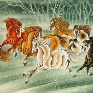 Wild Horses Needlepoint Canvas