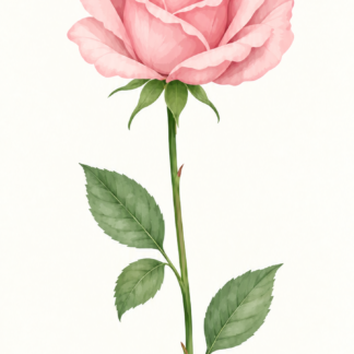 Amid The Flowers - Rose - Bookmark Needlepoint Kit