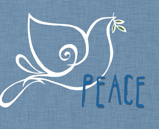 Peace Needlepoint Kit for Beginners
